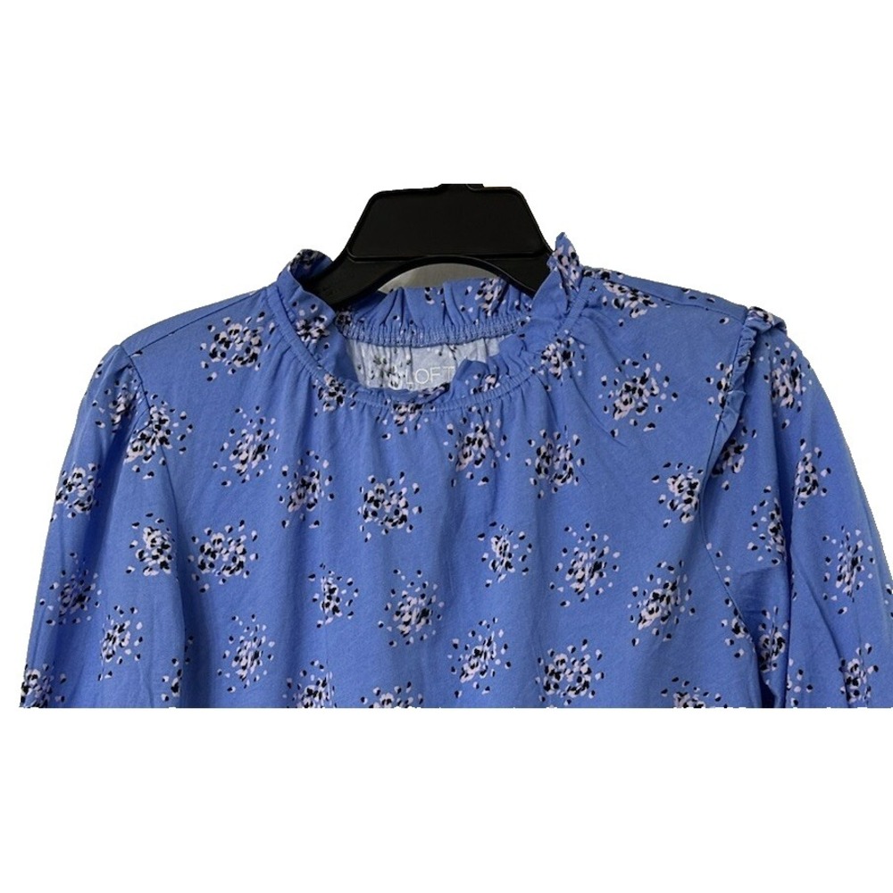 NWT Ann Taylor LOFT Womens 3/4 Sleeve Knit Pullover Casual Top Blouse Shirt M - Picture 2 of 8